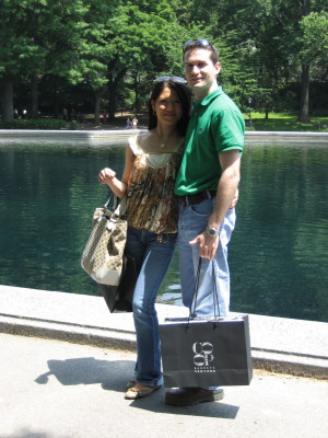 Binh and Sean in Central Park June 2007